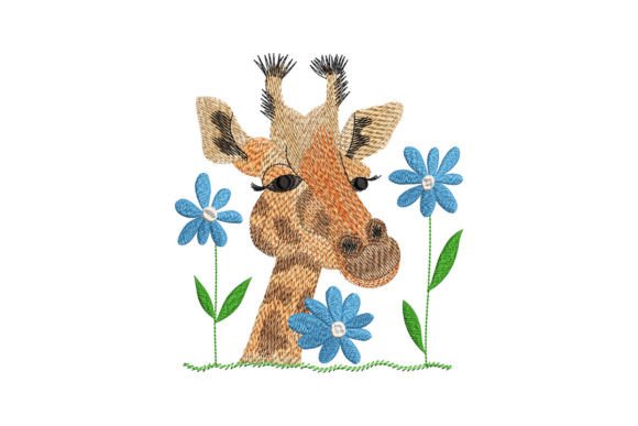 Adorable Giraffe: A Warm, Gift-Ready Embroidery Design