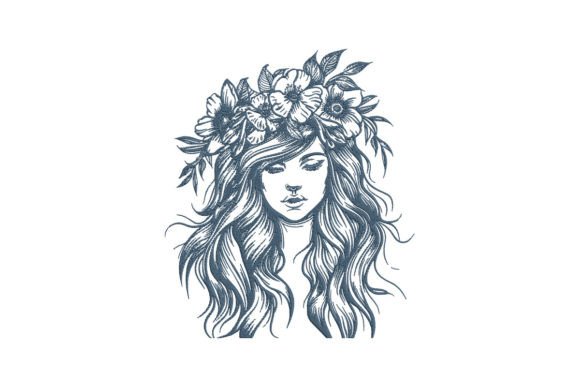 Boho Girl Embroidery: Charm That Stitches With Heart
