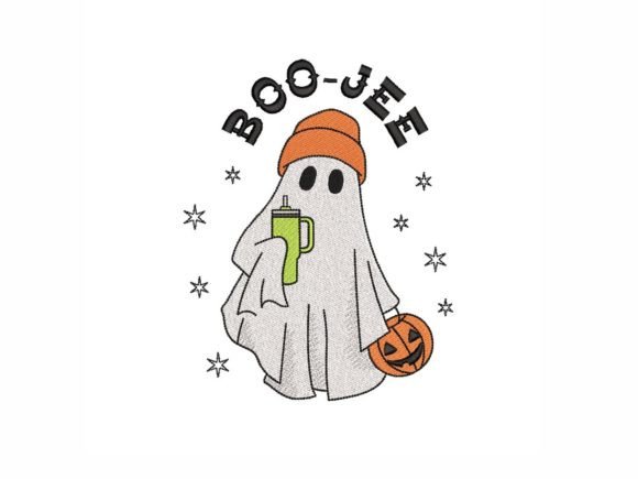 Boojee Ghost Embroidery Design