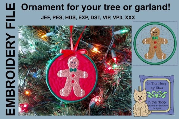Gingerbread Man Christmas Ornament