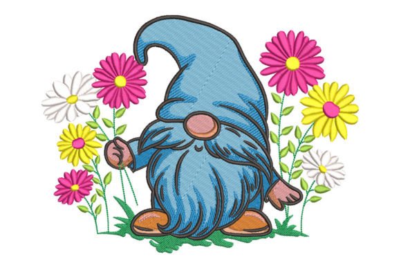Gnome in Flowers