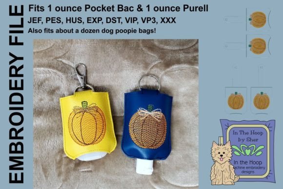 Pumpkin Hand Sanitizer Holder