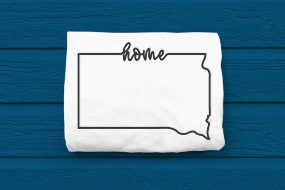 South Dakota Home State Outline