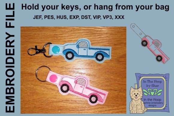 Truck Key Fob: A Craft Fair Standout